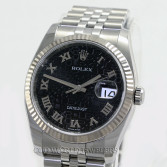 Rolex Datejust 36 Ref 116234 Steel Black Jubilee Dial